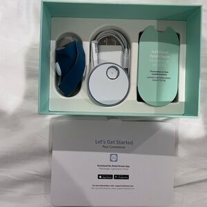 Dream Sock Baby Monitor in White and Blue